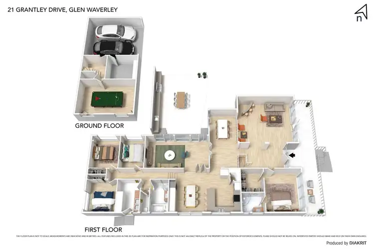 Floorplan of Homely house listing, 21 Grantley Drive, Glen Waverley VIC 3150