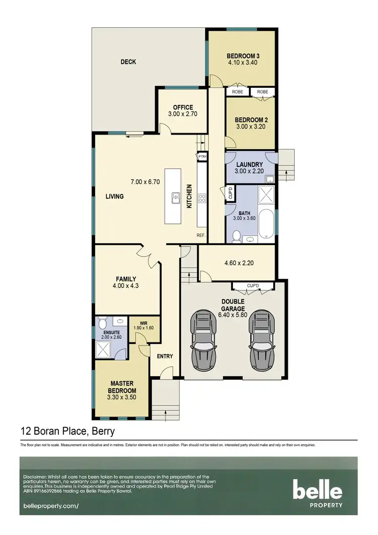 Floorplan of Homely house listing, 12 Boran Place, Berry NSW 2535