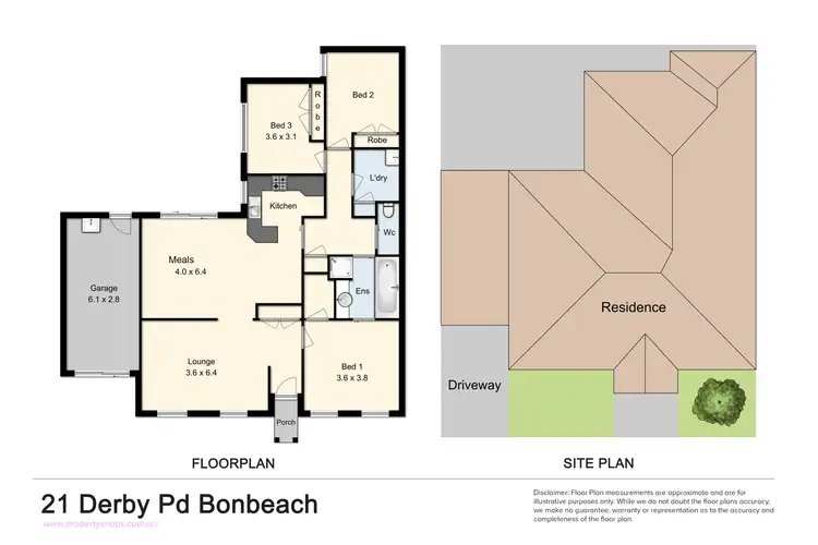 Floorplan of Homely unit listing, 21 Derby Parade, Bonbeach VIC 3196