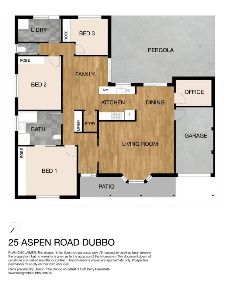 Floorplan of Homely house listing, 25 Aspen Road, Dubbo NSW 2830