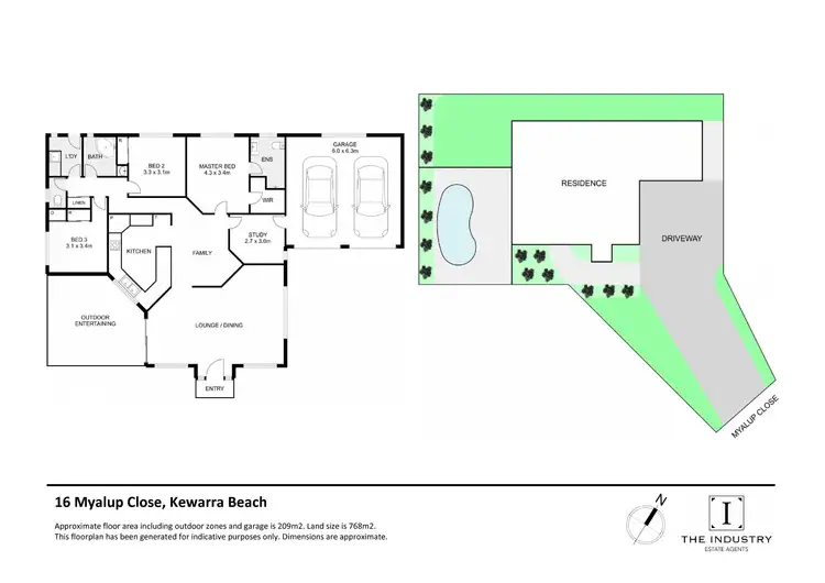 Floorplan of Homely house listing, 16 Myalup Close, Kewarra Beach QLD 4879
