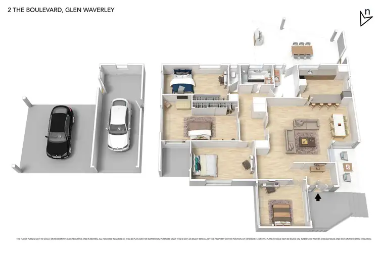 Floorplan of Homely house listing, 2 The Boulevard, Glen Waverley VIC 3150