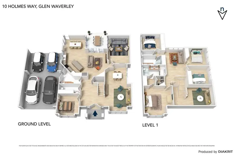 Floorplan of Homely house listing, 10 Holmes Way, Glen Waverley VIC 3150