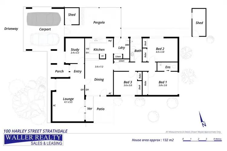 Floorplan of Homely house listing, 100 Harley Street, Strathdale VIC 3550