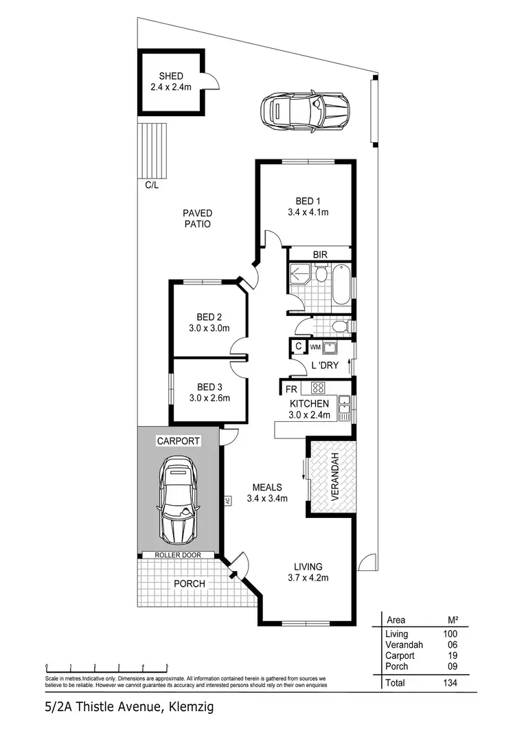 Floorplan of Homely unit listing, 5/2A Thistle Avenue, Klemzig SA 5087