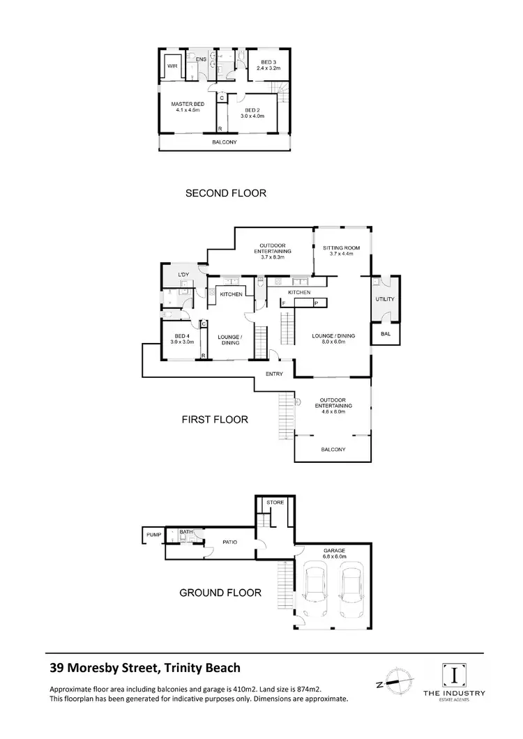 Floorplan of Homely house listing, 39 Moresby Street, Trinity Beach QLD 4879