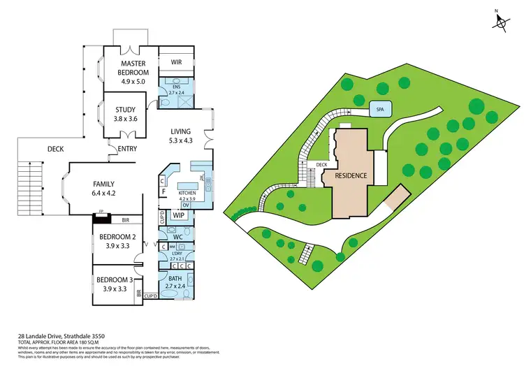 Floorplan of Homely house listing, 28 Landale Drive, Strathdale VIC 3550