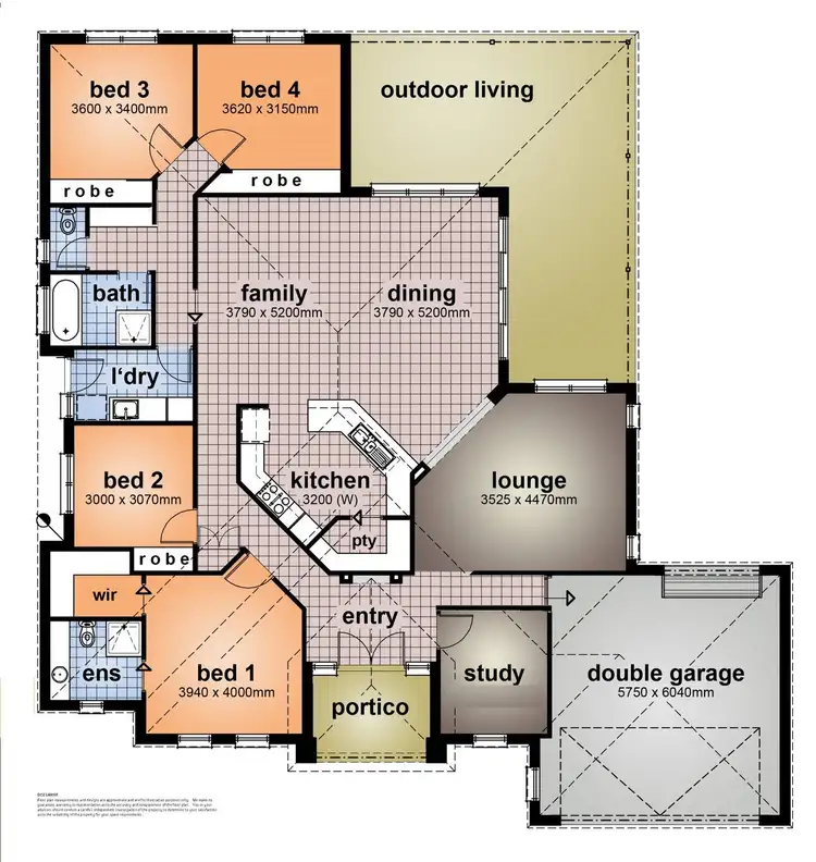 Floorplan of Homely house listing, 521 Walnut Avenue, Mildura VIC 3500