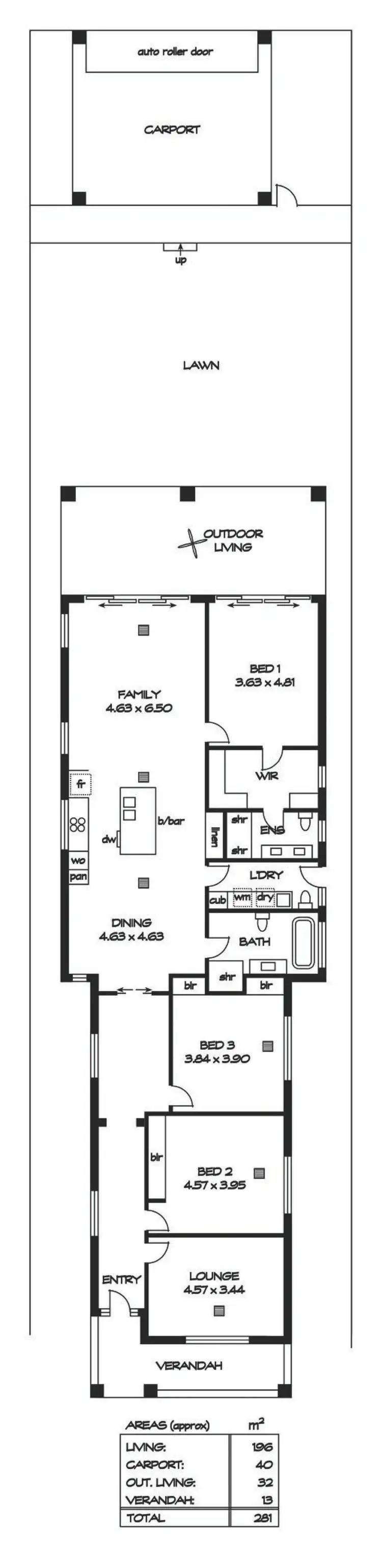 Floorplan of Homely house listing, 4 Salisbury Crescent, Colonel Light Gardens SA 5041