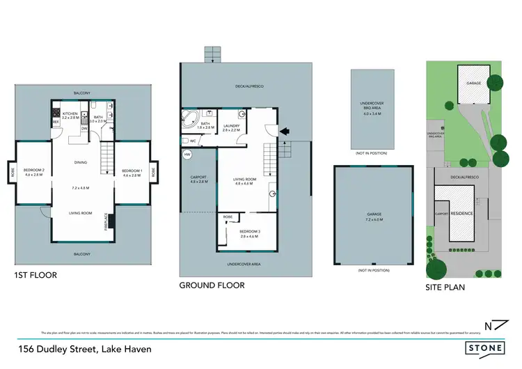 Floorplan of Homely house listing, 156 Dudley Street, Lake Haven NSW 2263