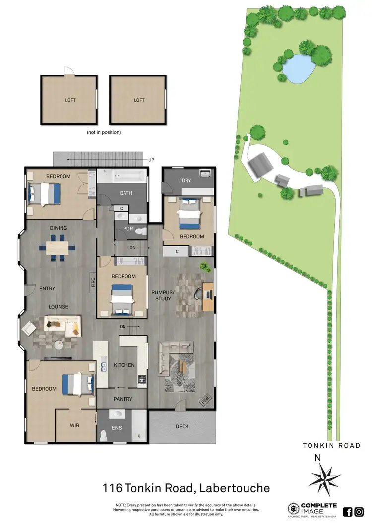 Floorplan of Homely house listing, 116 Tonkin Road, Labertouche VIC 3816