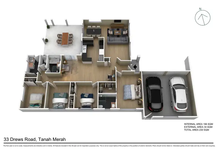 Floorplan of Homely house listing, 33 Drews Road, Tanah Merah QLD 4128