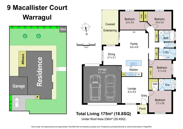 Floorplan of Homely house listing, 9 Macallister Court, Warragul VIC 3820