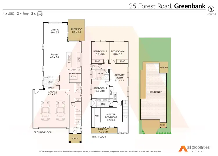 Floorplan of Homely house listing, 25 Forest Road, Greenbank QLD 4124