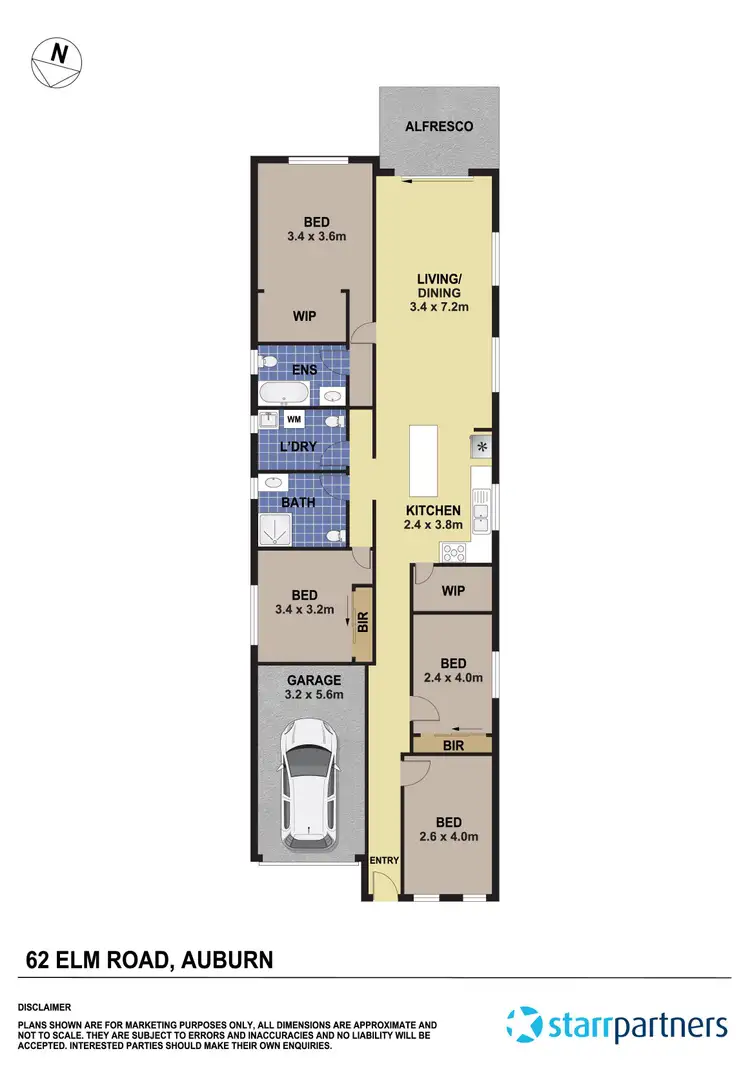 Floorplan of Homely house listing, 62 Elm Road, Auburn NSW 2144