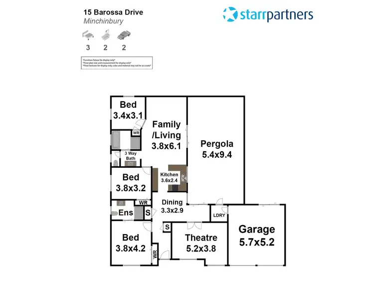 Floorplan of Homely house listing, 15 Barossa Drive, Minchinbury NSW 2770