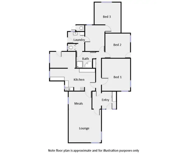 Floorplan of Homely rural property listing, 59 Morpung Avenue, Nichols Point VIC 3501