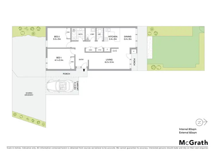 Floorplan of Homely unit listing, 8/6 Nelson Avenue, Highton VIC 3216