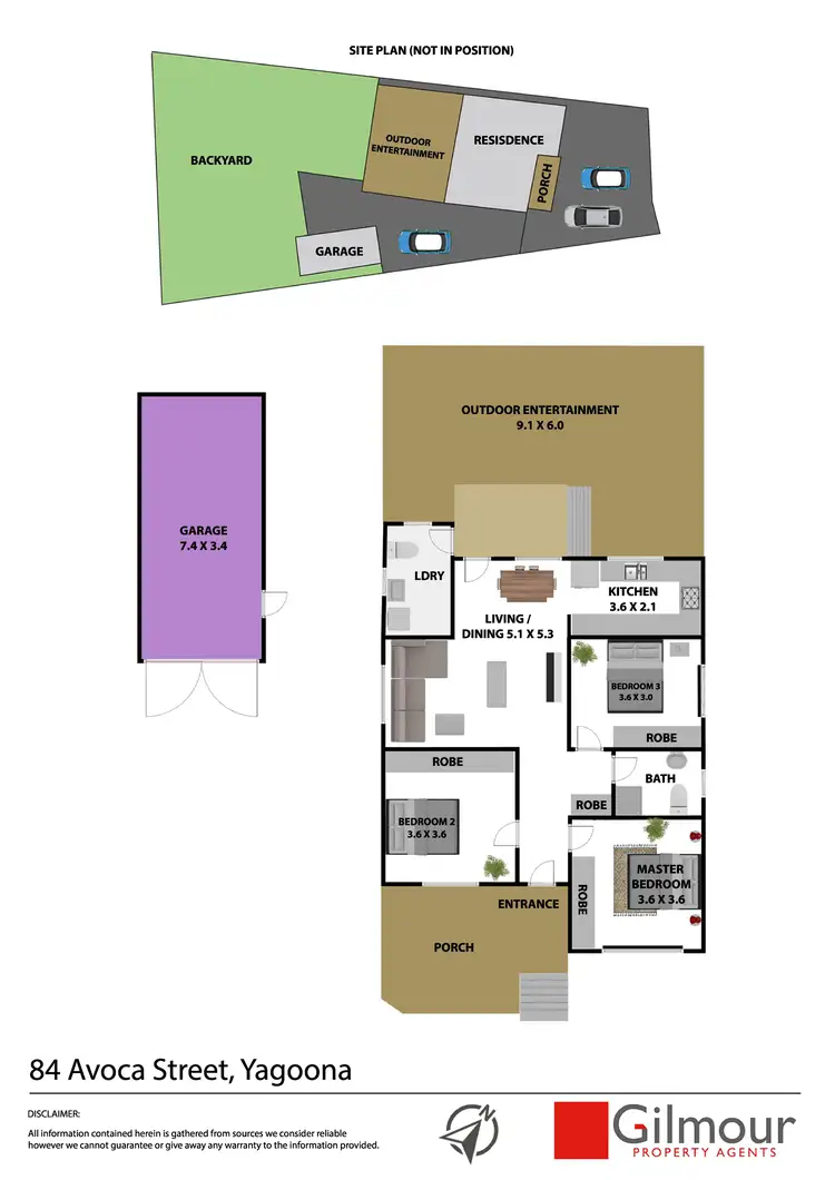 Floorplan of Homely house listing, 84 Avoca Street, Yagoona NSW 2199