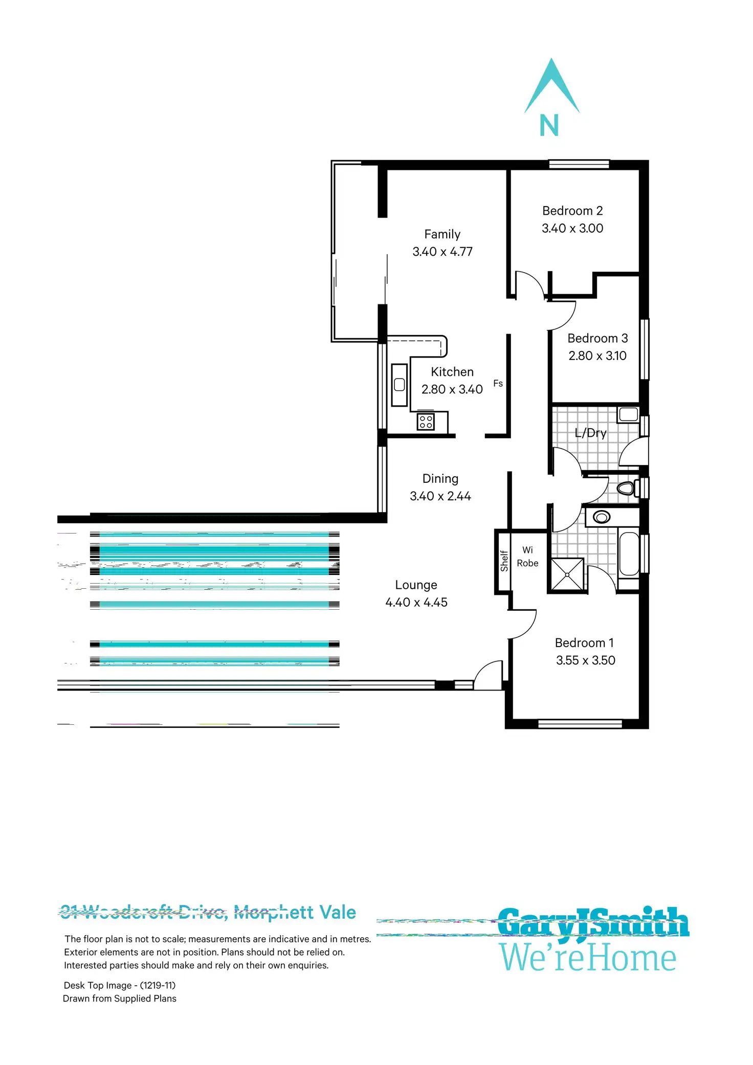 Floorplan of Homely house listing, 31 Woodcroft Drive, Morphett Vale SA 5162