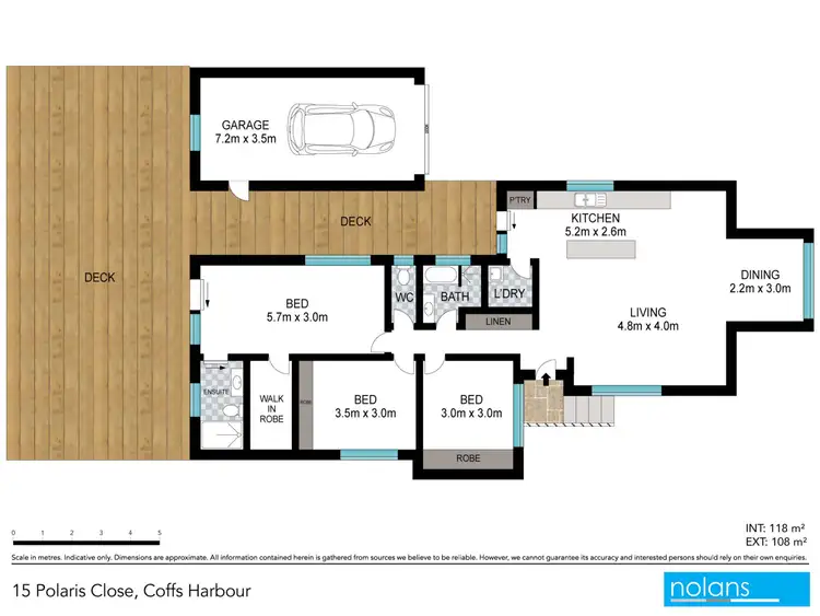 Floorplan of Homely house listing, 15 Polaris Close, Coffs Harbour NSW 2450
