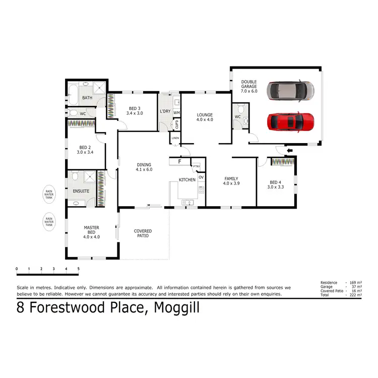 Floorplan of Homely house listing, 8 Forestwood Place, Moggill QLD 4070