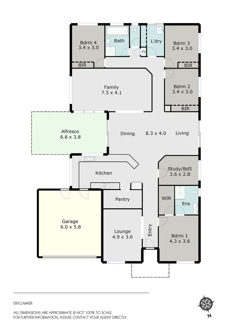 Floorplan of Homely house listing, 46 Chase Boulevard, Alfredton VIC 3350