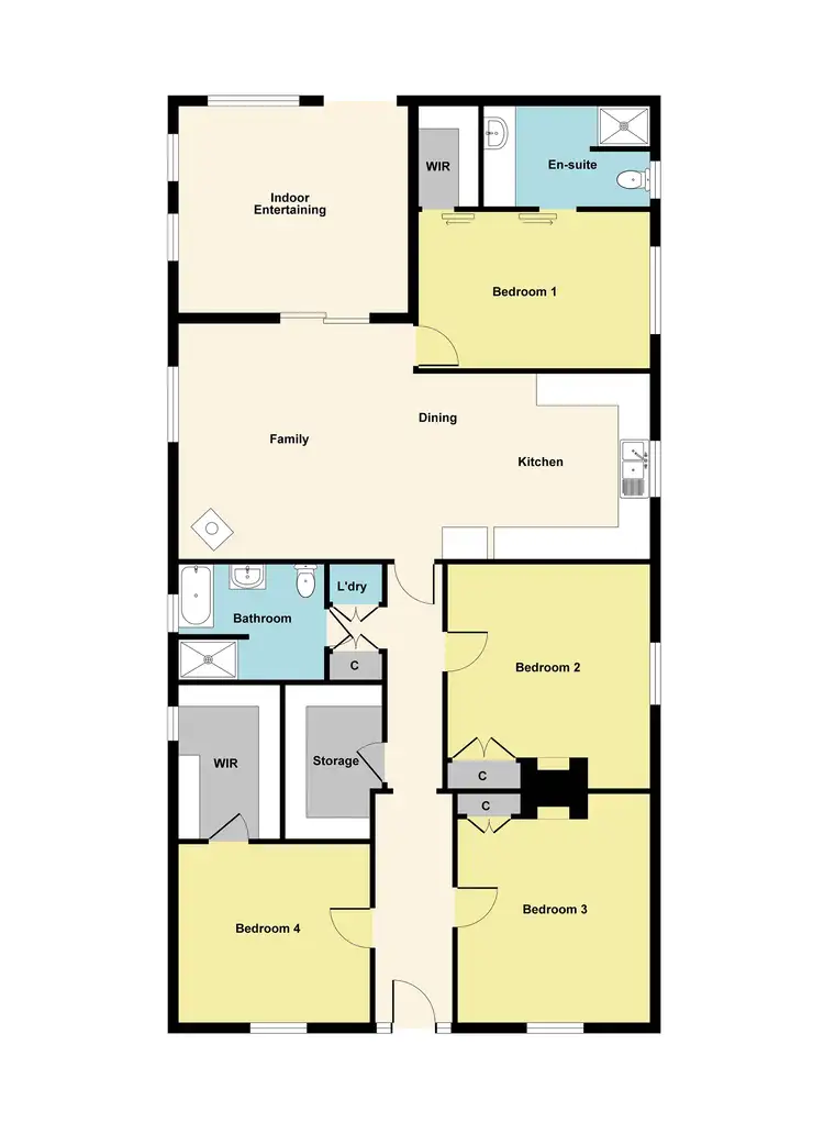 Floorplan of Homely house listing, 155 Albert Street, Sebastopol VIC 3356