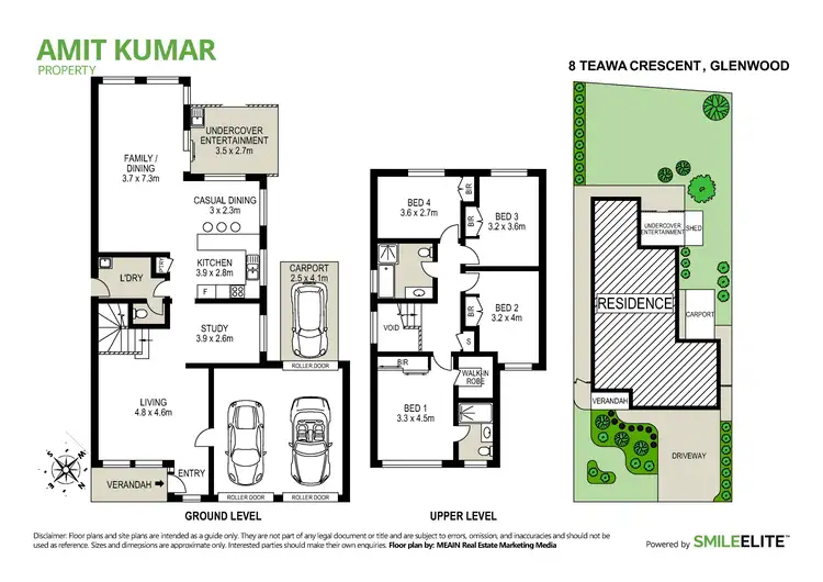 Floorplan of Homely house listing, 8 Teawa Crescent, Glenwood NSW 2768