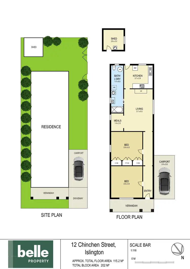 Floorplan of Homely house listing, 12 Chinchen Street, Islington NSW 2296
