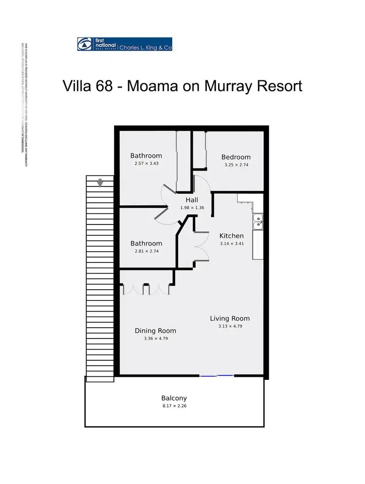 Floorplan of Homely villa listing, Villa 68/69 Dungala Way, Moama NSW 2731
