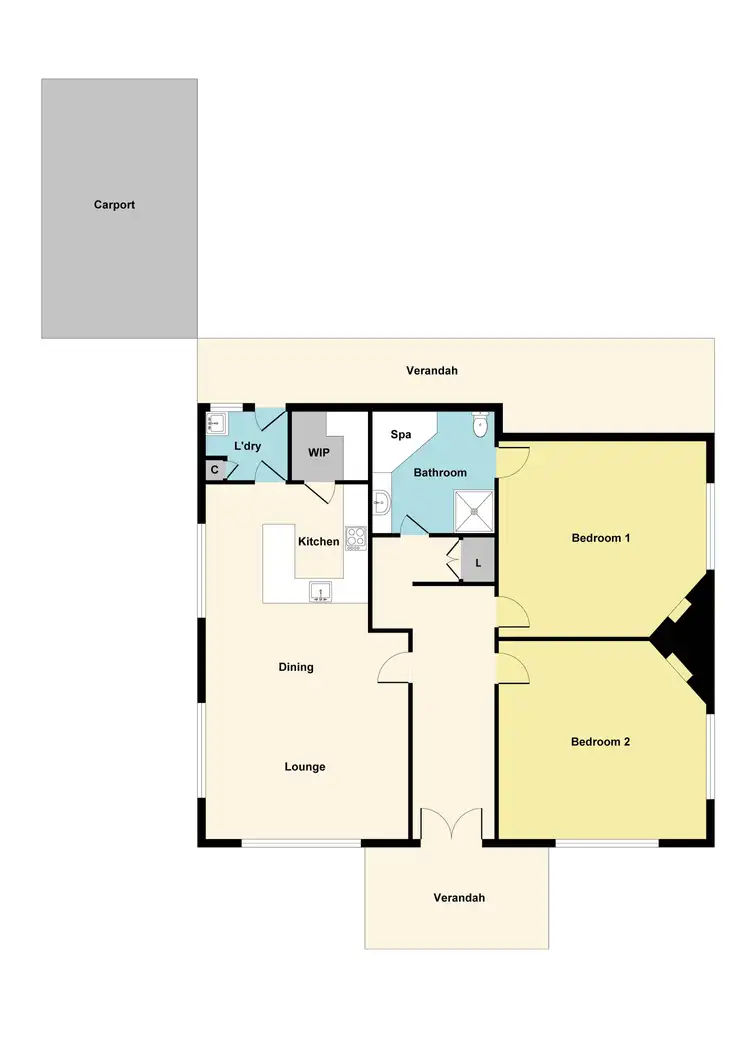 Floorplan of Homely house listing, 31 Forestry Road, Landsborough VIC 3384