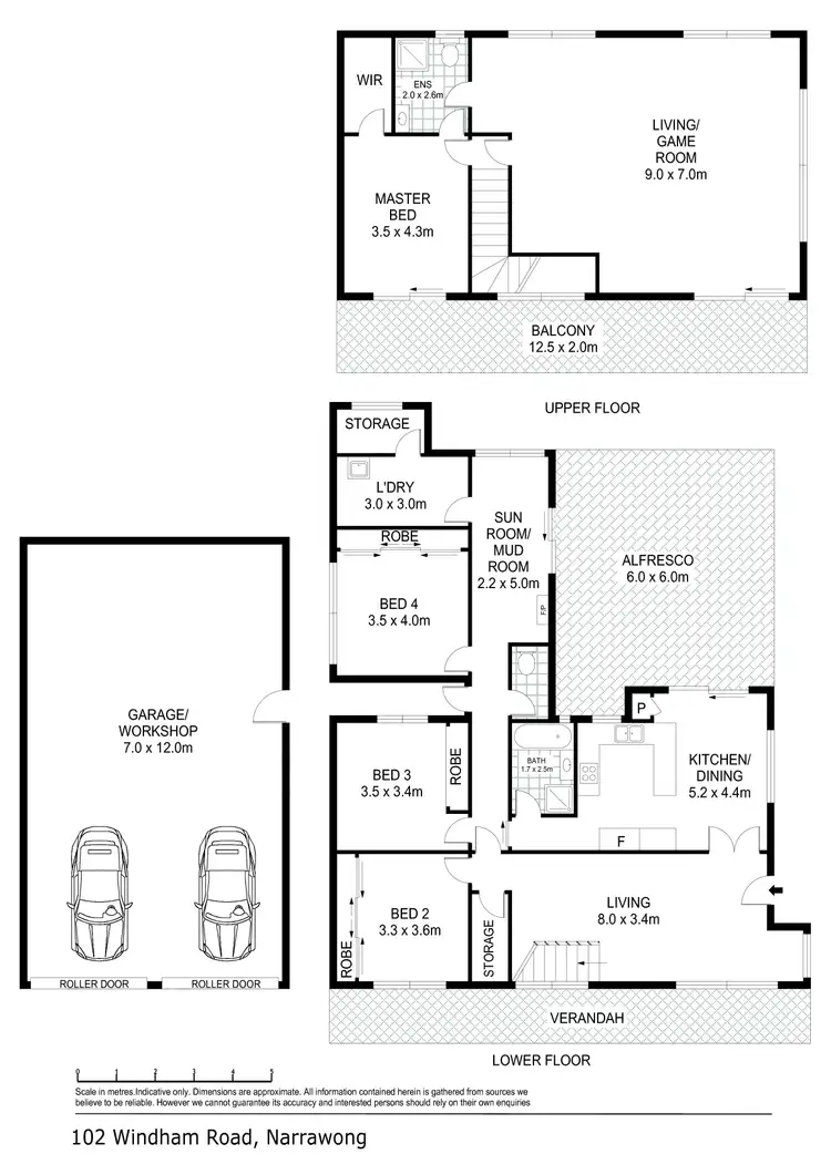 Floorplan of Homely house listing, 102 Windham Street, Narrawong VIC 3285