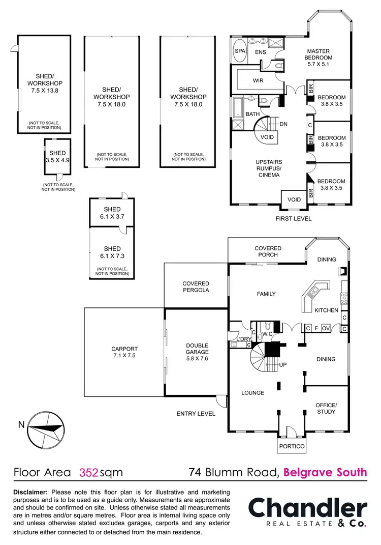 Floorplan of Homely house listing, 74 Blumm Road, Belgrave South VIC 3160