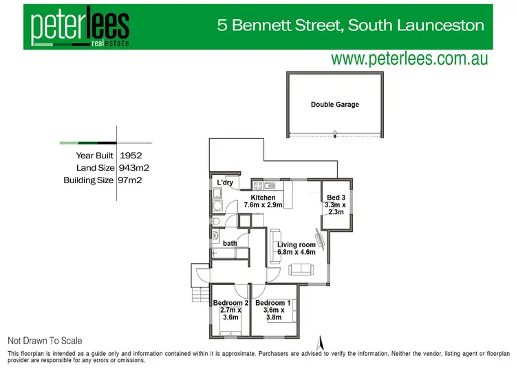 Floorplan of Homely house listing, 5 Bennett Street, South Launceston TAS 7249