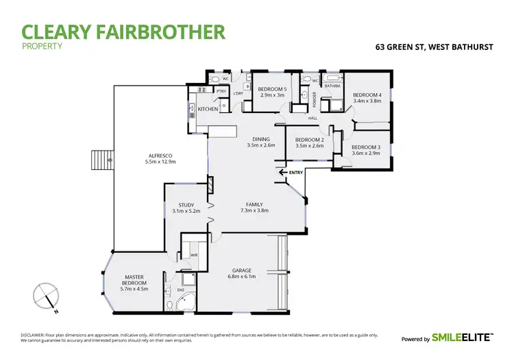 Floorplan of Homely house listing, 63 Green Street, West Bathurst NSW 2795