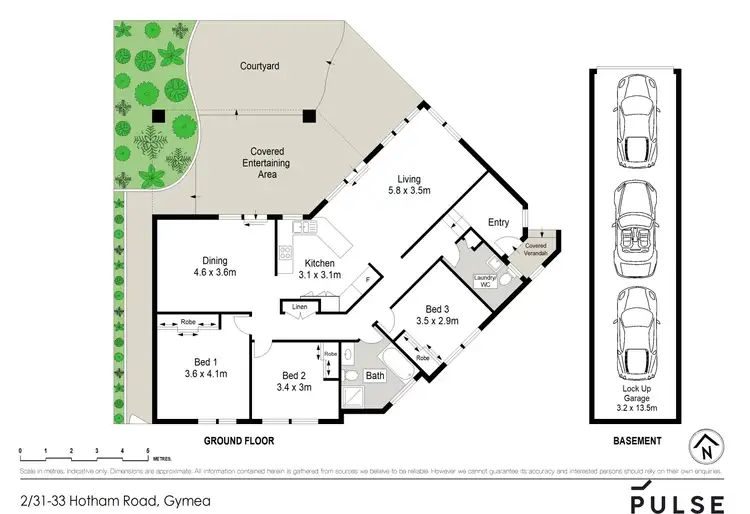 Floorplan of Homely unit listing, 2/31-33 Hotham Road, Gymea NSW 2227