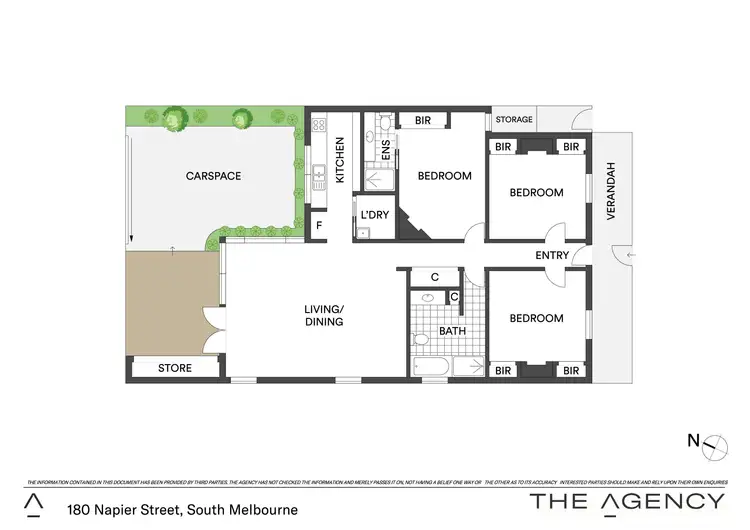 Floorplan of Homely house listing, 180 Napier Street, South Melbourne VIC 3205