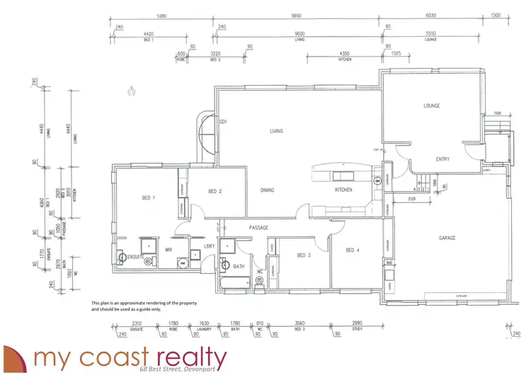 Floorplan of Homely house listing, 54a Alexander Street, Shearwater TAS 7307