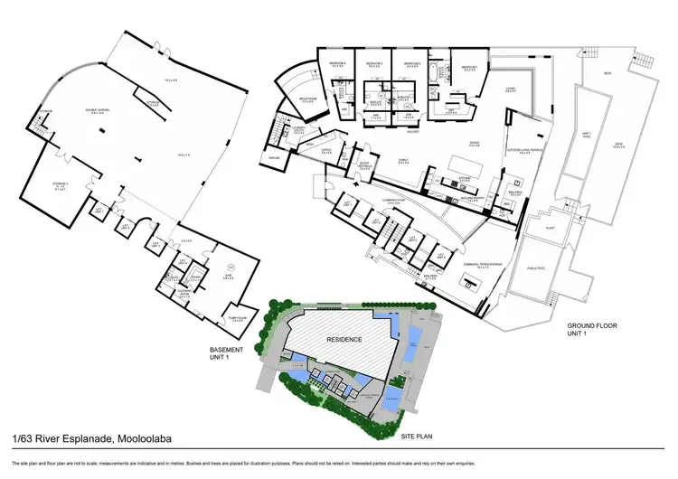 Floorplan of Homely unit listing, 1/63 River Esplanade, Mooloolaba QLD 4557