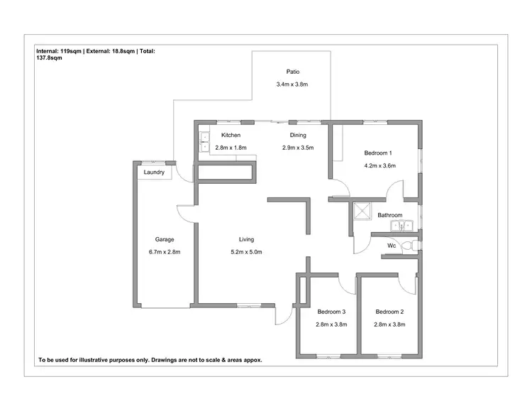Floorplan of Homely house listing, 6 Cooba Place, Noosaville QLD 4566