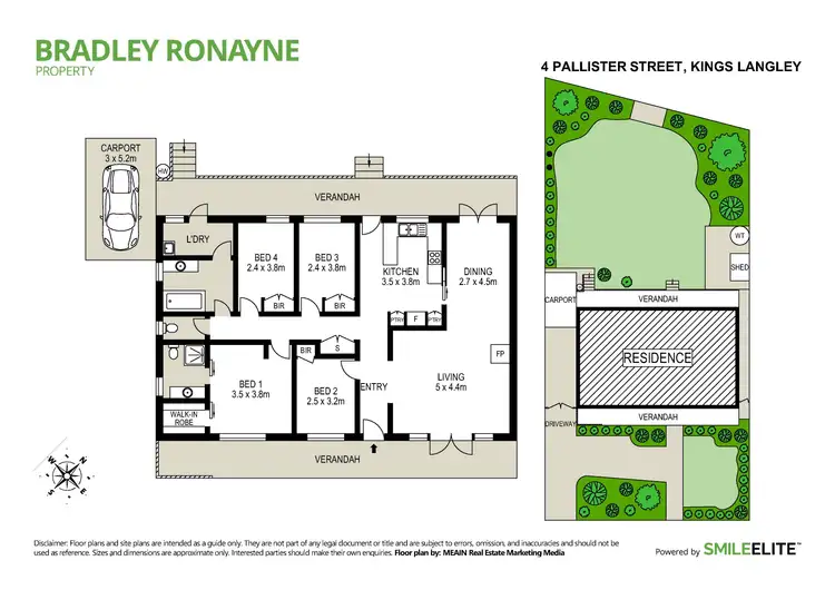 Floorplan of Homely house listing, 4 Pallister Street, Kings Langley NSW 2147