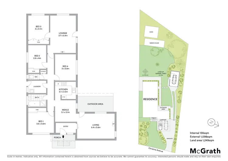 Floorplan of Homely house listing, 13 Christine Avenue, Alfredton VIC 3350