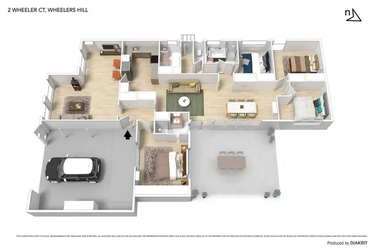 Floorplan of Homely house listing, 2 Wheeler Court, Wheelers Hill VIC 3150