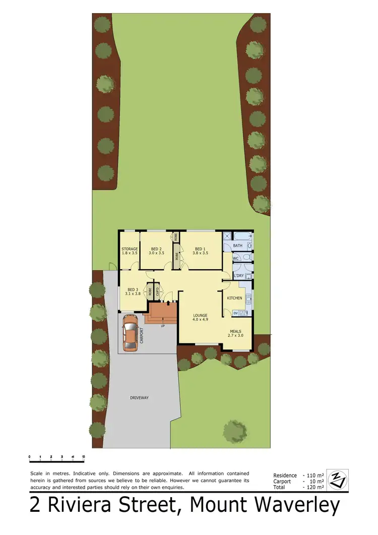 Floorplan of Homely house listing, 2 Riviera Street, Mount Waverley VIC 3149