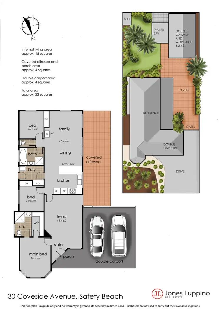 Floorplan of Homely house listing, 30 Coveside Avenue, Safety Beach VIC 3936
