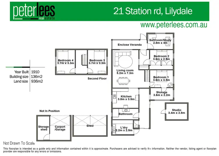 Floorplan of Homely house listing, 21 Station Road, Lilydale TAS 7268