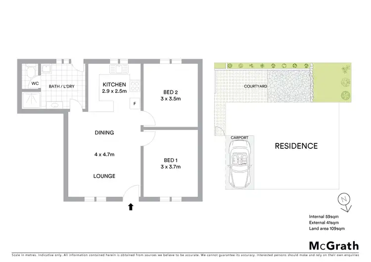 Floorplan of Homely villa listing, 2/25-27 Twenty-Second Avenue, Sawtell NSW 2452