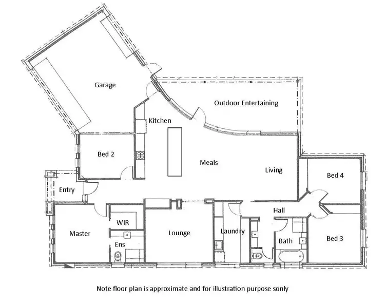 Floorplan of Homely house listing, 5 Kittyhawk Court, Mildura VIC 3500