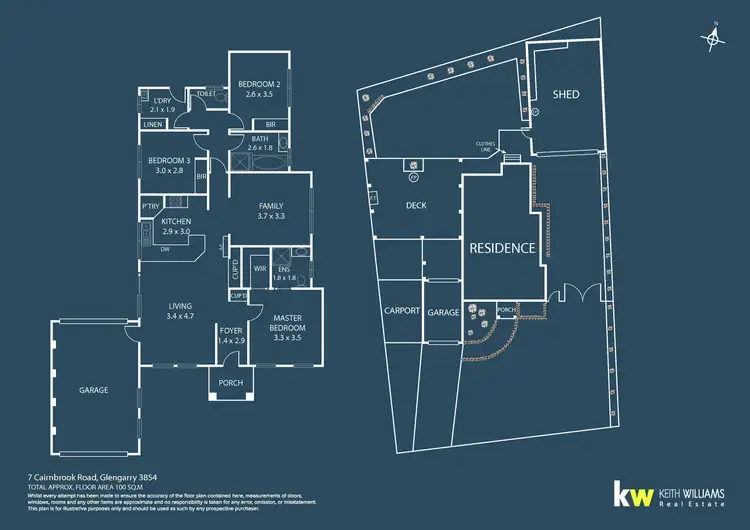 Floorplan of Homely house listing, 7 Cairnbrook Road, Glengarry VIC 3854